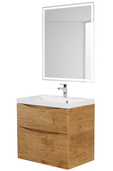 Тумба под раковину BelBagno Marino 60 MARINO-600-2C-SO-RN-P подвесная Rovere Nature Тумба под раковину BelBagno Marino 60 MARINO-600-2C-SO-RN-P подвесная Rovere Nature