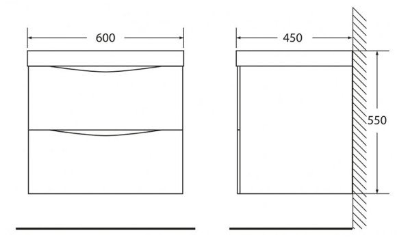 Тумба под раковину BelBagno Marino 60 MARINO-600-2C-SO-RN-P подвесная Rovere Nature Тумба под раковину BelBagno Marino 60 MARINO-600-2C-SO-RN-P подвесная Rovere Nature