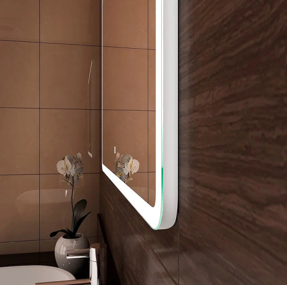 Зеркало Континент Demure 800х700 ЗЛП3331 с подсветкой с сенсорным выключателем