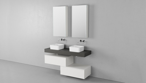 Тумба Velvex Unique Unit 80 tp.UNI.80.1Y подвесная Белая глянцевая