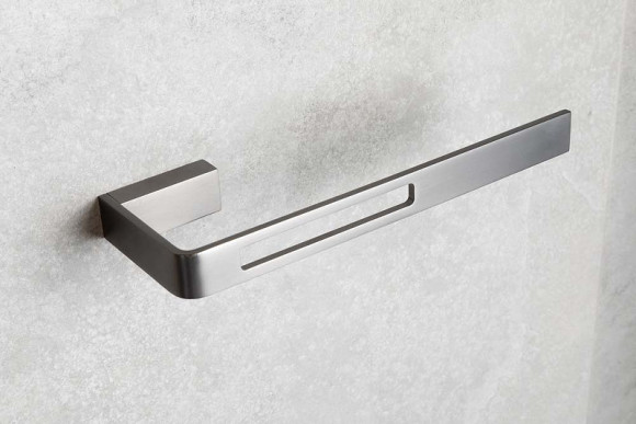 Полотенцедержатель Boheme Q 10945-SGM Оружейная сталь глянцевая