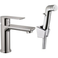 Смеситель для раковины Haiba HB12505 с гигиеническим душем Хром