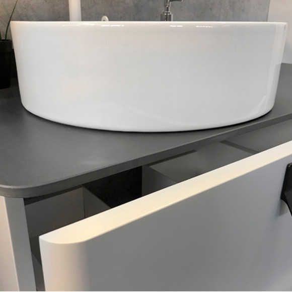 Тумба с раковиной Comforty Сорренто 90Н 00-00013520 Светло-серая Тумба с раковиной Comforty Сорренто 90Н 00-00013520 Светло-серая