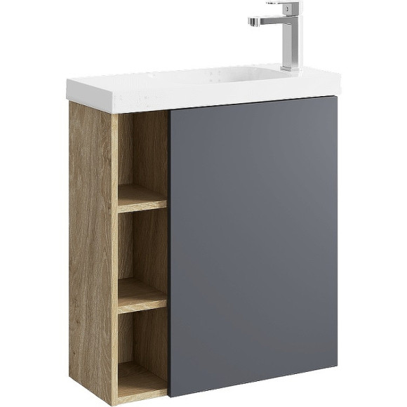 Корпус тумбы под раковину Aqwella Alba 60 R ALB0106RDD подвесной Дуб Давос Корпус тумбы под раковину Aqwella Alba 60 R ALB0106RDD подвесной Дуб Давос