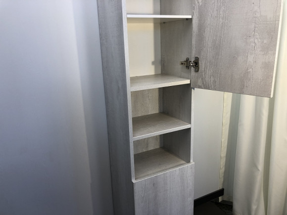 Шкаф пенал Comforty Верона 35 00004137140 подвесной Дуб белый