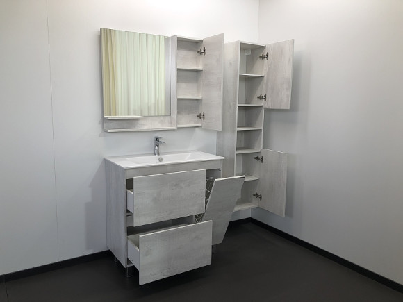 Шкаф пенал Comforty Верона 35 00004137140 подвесной Дуб белый