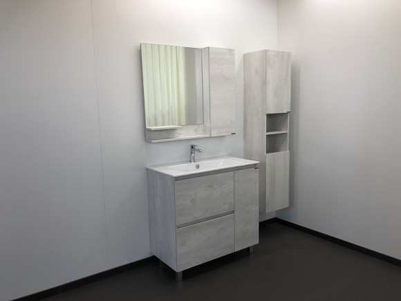 Шкаф пенал Comforty Верона 35 00004137140 подвесной Дуб белый