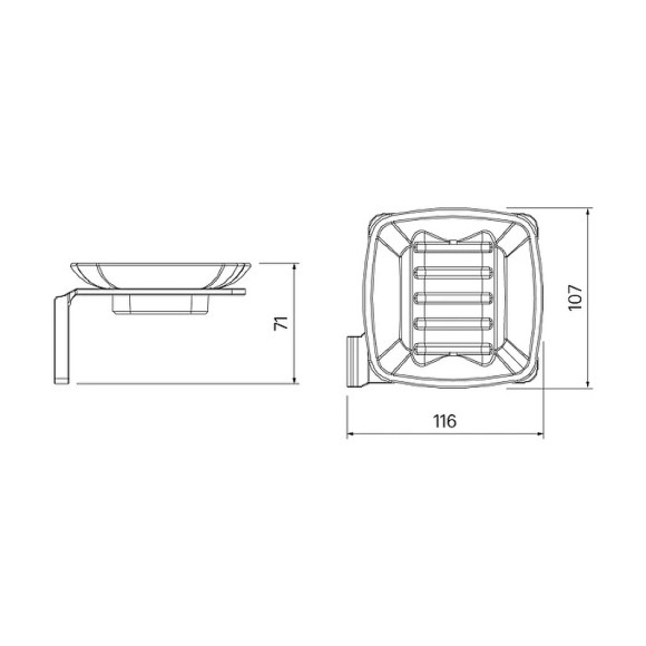 Мыльница Iddis Slide SLIGMG0i42 Графит Мыльница Iddis Slide SLIGMG0i42 Графит