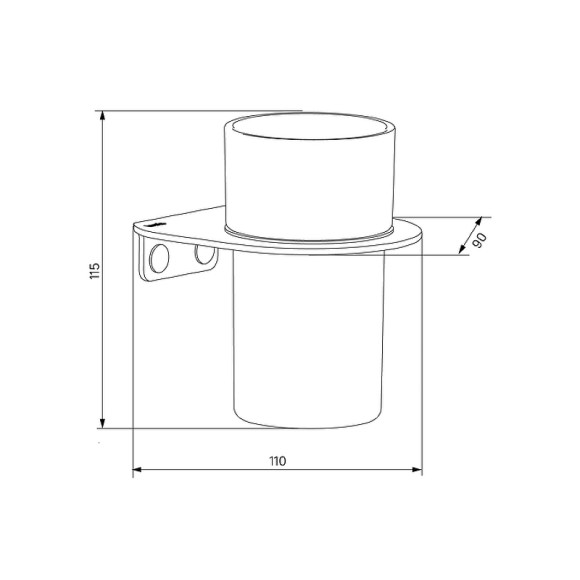 Стакан для зубных щеток Iddis NOAWTG0i45 Белый матовый Стакан для зубных щеток Iddis NOAWTG0i45 Белый матовый