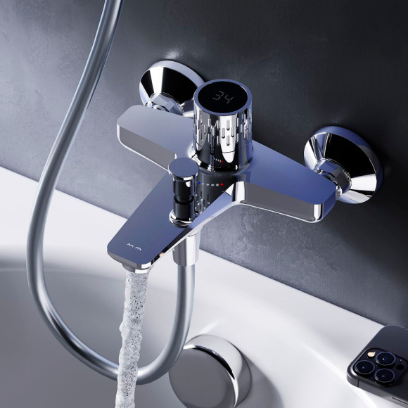 Смеситель для ванны AM.PM Gem F90A10400 Хром Смеситель для ванны AM.PM Gem F90A10400 Хром