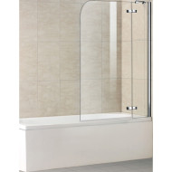 Шторка на ванну WeltWasser WW100 D2 100 10000001225 профиль Хром стекло прозрачное