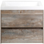 Тумба под раковину Art&Max Family-580-2C-SO-PE подвесная Бетон Экзотик