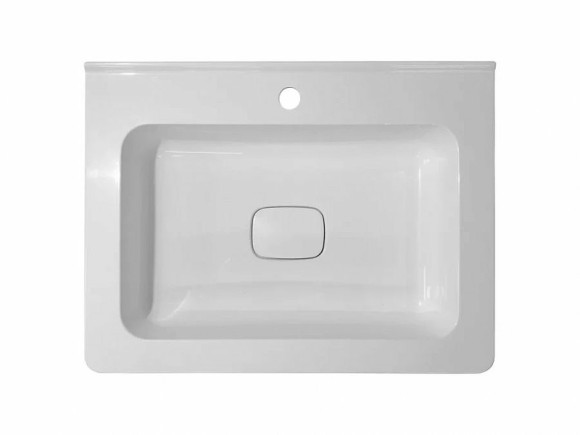 Тумба с раковиной Эстет Kare Luxe 60 ФР-00007072 Белая