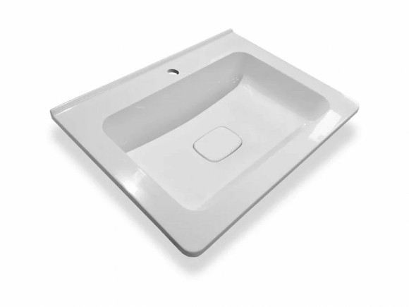 Тумба с раковиной Эстет Kare Luxe 60 ФР-00007072 Белая