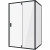 Душевой уголок Niagara Nova 110х80 NG-83-11AB-A80B профиль Черный стекло прозрачное