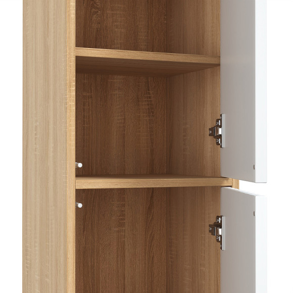 Шкаф пенал Onika Дайлер 35 403568 подвесной Белый Дуб сонома