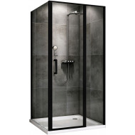 Душевой уголок Abber Sonnenstrand 110x70 AG04110BS-S70B профиль Черный стекло прозрачное Душевой уголок Abber Sonnenstrand 110x70 AG04110BS-S70B профиль Черный стекло прозрачное