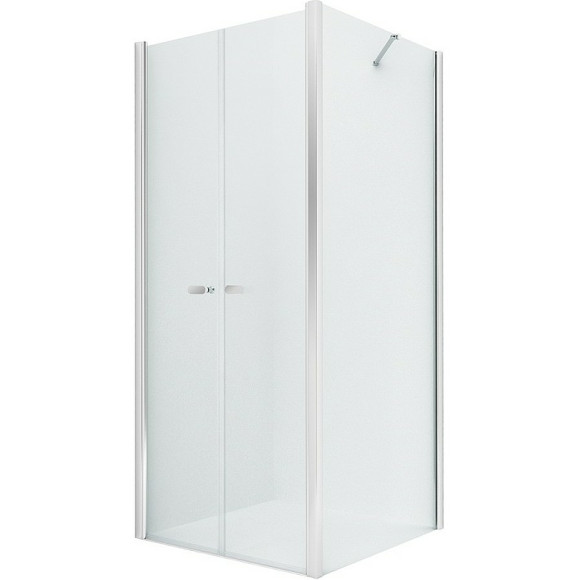 Душевой уголок New Trendy New Soleo Chrome 100х100 D-0146A/D-0093B профиль Хром стекло прозрачное