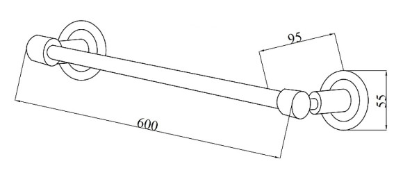 Полотенцедержатель Boheme Murano Cristal 10902-CRST-СH Хром