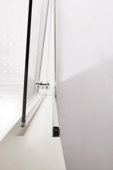 Душевая дверь Cezares Eco 75 ECO-O-B-1-75-C-Cr профиль Хром стекло прозрачное