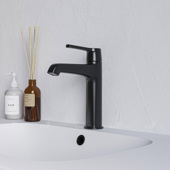 Смеситель для раковины RGW Shower Panels SP-301B 511405301-04 Черный матовый Смеситель для раковины RGW Shower Panels SP-301B 511405301-04 Черный матовый