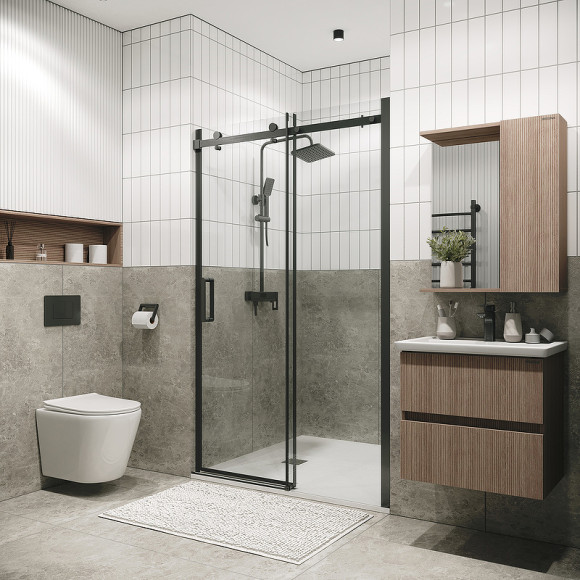 Душевая дверь Grossman Classic 120 100.K33.04.120.42.00 профиль Графит сатин стекло прозрачное Душевая дверь Grossman Classic 120 100.K33.04.120.42.00 профиль Графит сатин стекло прозрачное