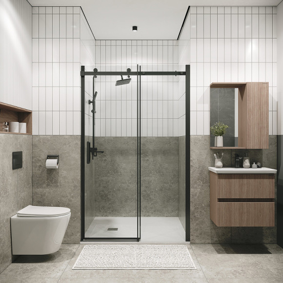 Душевая дверь Grossman Classic 120 100.K33.04.120.42.00 профиль Графит сатин стекло прозрачное Душевая дверь Grossman Classic 120 100.K33.04.120.42.00 профиль Графит сатин стекло прозрачное