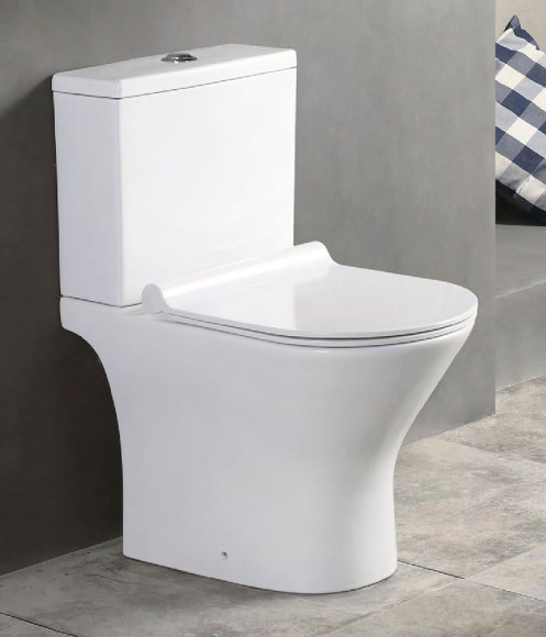 Унитаз компакт Azario Verde AZ-2224 с бачком и сиденьем Микролифт Унитаз компакт Azario Verde AZ-2224 с бачком и сиденьем Микролифт