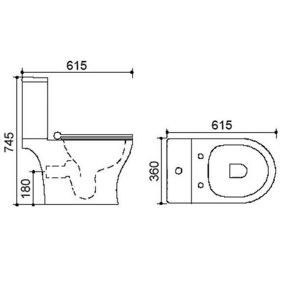 Унитаз компакт Azario Verde AZ-2224 с бачком и сиденьем Микролифт Унитаз компакт Azario Verde AZ-2224 с бачком и сиденьем Микролифт