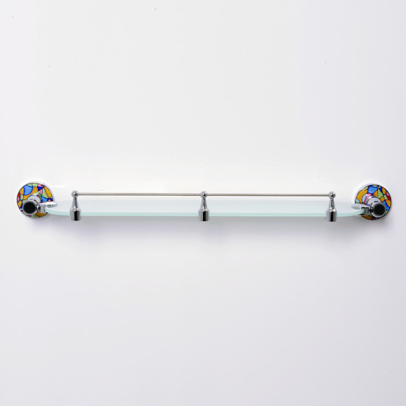 Стеклянная полка WasserKRAFT Diemel K-2244 Хром Стеклянная полка WasserKRAFT Diemel K-2244 Хром