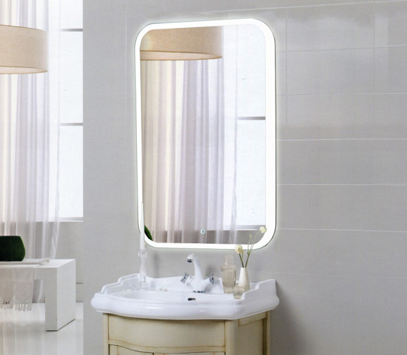 Зеркало Relisan Alexandria 600х800 Гл000024315 с подсветкой с сенсорным выключателем