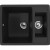 Кухонная мойка Ulgran Classic U-106-344 Ультра-черная