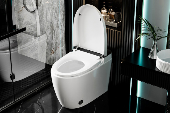 Унитаз биде Abber Bequem AC1116S приставной с сиденьем Микролифт Унитаз биде Abber Bequem AC1116S приставной с сиденьем Микролифт