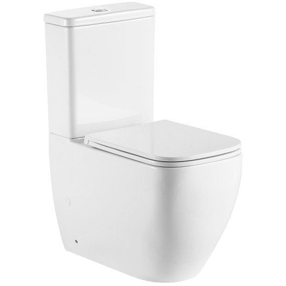 Унитаз компакт BelBagno Luce-Tor BB2197CP-TOR/SC/BB2197T с бачком и сиденьем Микролифт