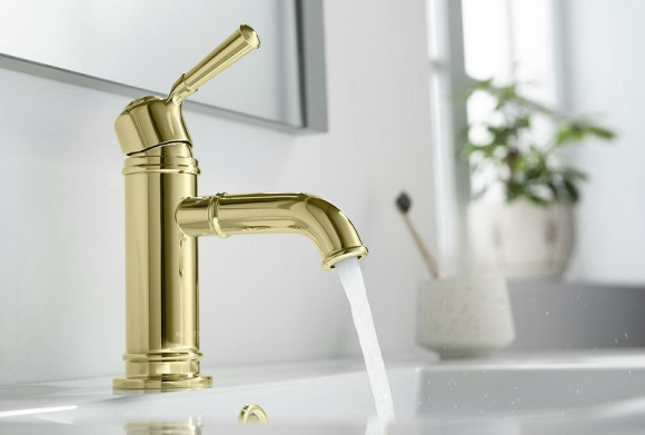 Смеситель для раковины Aquatek Классик AQ1510PG Полированное золото