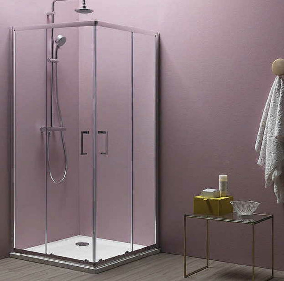 Душевой уголок Kolpa San Eco Quat TKK 90x90 538560 профиль Хром стекло прозрачное Душевой уголок Kolpa San Eco Quat TKK 90x90 538560 профиль Хром стекло прозрачное