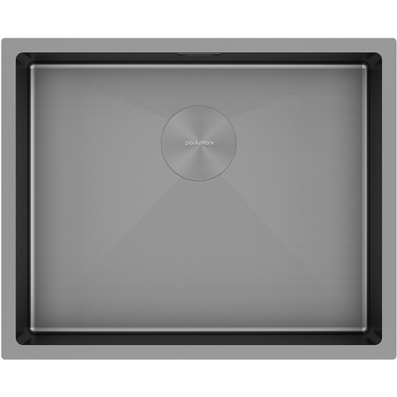 Кухонная мойка Paulmark Next 54 Uni PM215444-MG Матовый серый