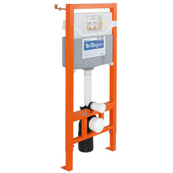 Инсталляция BelBagno BB001-120 для подвесного унитаза без клавиши смыва Инсталляция BelBagno BB001-120 для подвесного унитаза без клавиши смыва