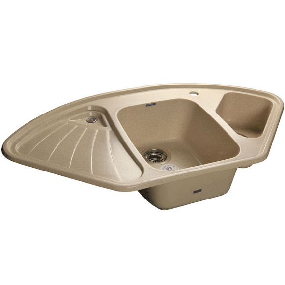 Кухонная мойка GranFest Corner GF-C1040E Бежевая
