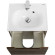 Тумба под раковину BelBagno Etna 50 ETNA-500-1C-SO-RW-P подвесная Rovere Moro