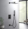 Душевая система Aquatek Лира AQ1473MB Черная матовая