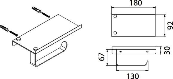 Держатель туалетной бумаги Fixsen Hotel FX-31011 Хром
