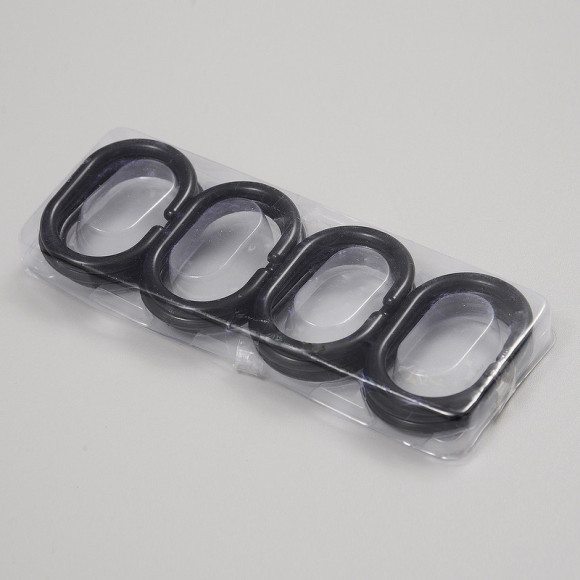 Карниз для ванны WasserKRAFT Elbe SC-721121 Черный матовый