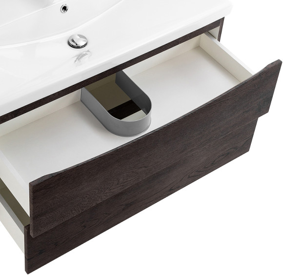 Тумба под раковину BelBagno Marino-Cer 100 MARINO-CER-1000-2C-SO-RNG-P подвесная Rovere Nature Grigio