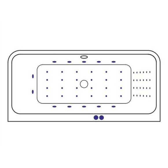 Акриловая ванна Excellent Arana 180x85 WAEX.ARA18.NANO.CR с гидромассажем Акриловая ванна Excellent Arana 180x85 WAEX.ARA18.NANO.CR с гидромассажем