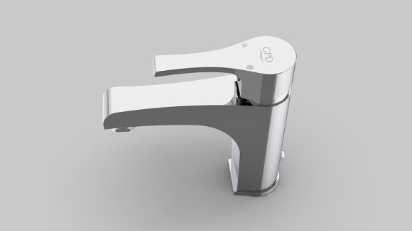 Смеситель для раковины GPD Atros MLB65 Хром