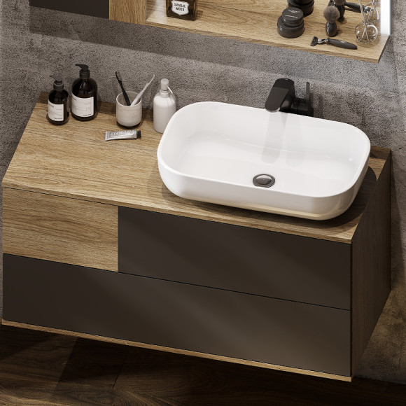 Раковина-чаша Aquaton Лола 60 1A73313KLK010 Белая