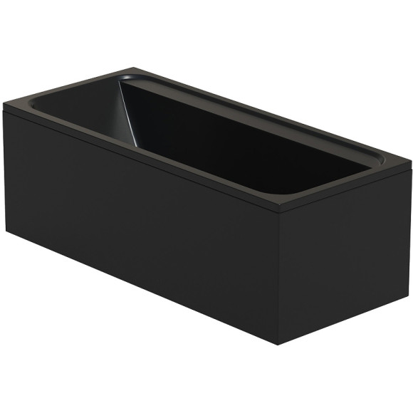 Акриловая ванна Corpa Nera Bellini 180x80 CN05032BLM Черная матовая без гидромассажа