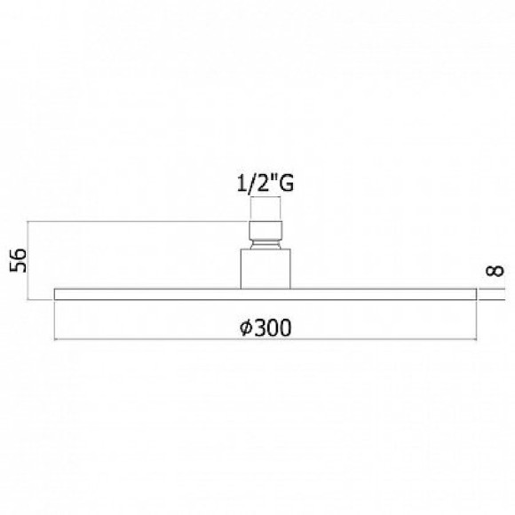 Верхний душ Paffoni Master King ZSOF079HG Медовое золото Верхний душ Paffoni Master King ZSOF079HG Медовое золото