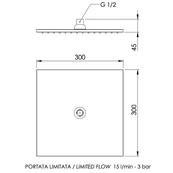 Верхний душ Remer 359SSLBGX Золото брашированное Верхний душ Remer 359SSLBGX Золото брашированное
